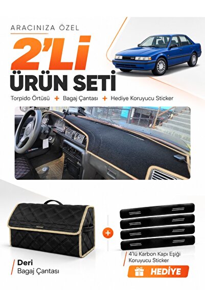 e-biz Mazda 626 Gd (1987-1991) Compatible Dashboard Cover + Leather Trunk Bag...