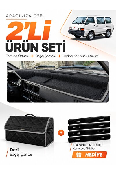 e-biz Mitsubishi L300 (1986-1999) Compatible Torpedo Cover + Leather Luggage ...