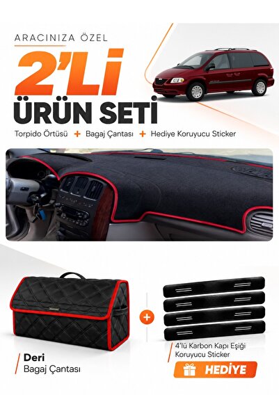 e-biz Chrysler Grand Voyager (2002-2006) Compatible Dashboard Cover + Leather...