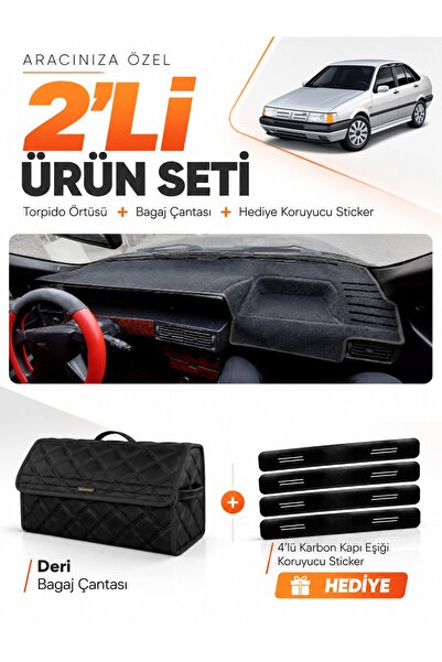 e-biz Fiat Tempra (1992-1997) Analog Console Compatible Dashboard Cover + Lea...