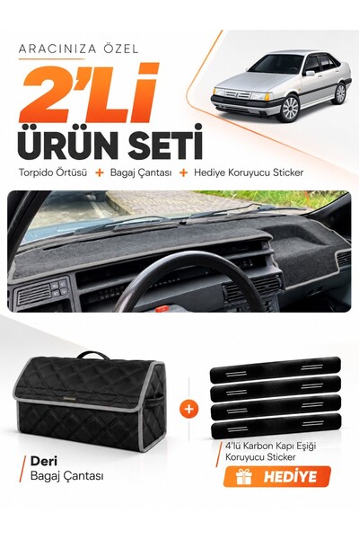 e-biz Fiat Tempra (1992-1997) Digital Console Compatible Glove Box Cover + Le...