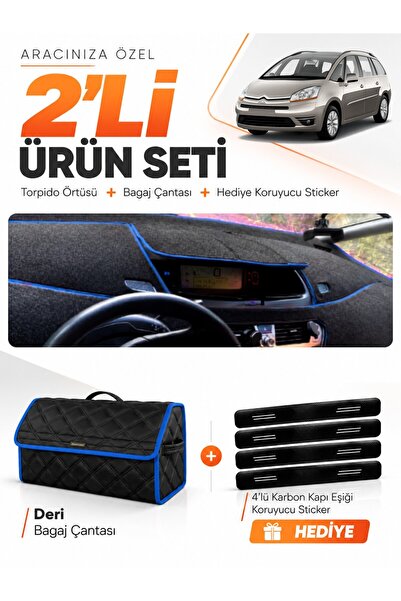 e-biz Citroen C4 Grand Picauso (2007-2013) Compatible Torpedo Cover + Leather...