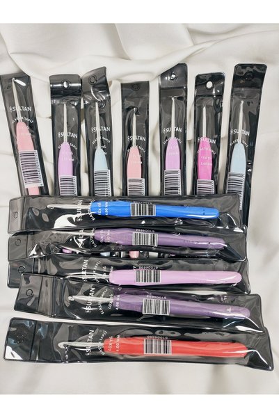 Sultan Luxury Crochet Hook with Elastic Handle - No:2.5 mm (1 Piece)