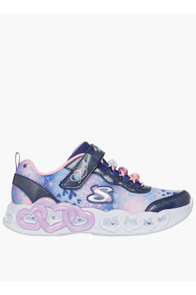 SKECHERS حذاء رياضي مضيء للبنات من INFINITE HEART LIGHTS
