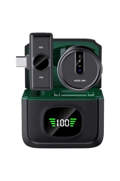 Green Lion GM-88X Wireless Microphone with Digital Display - Black