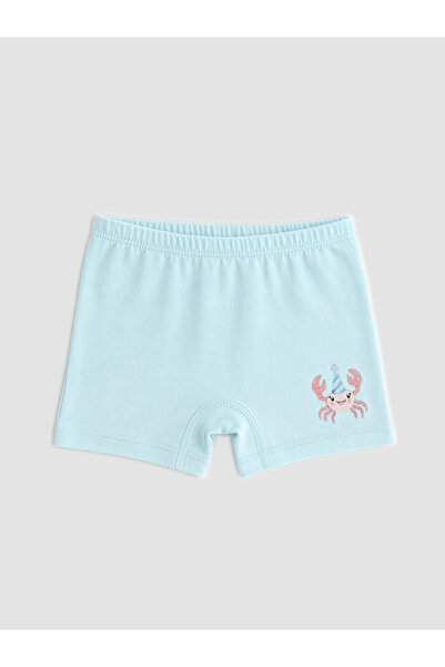 LC Waikiki Rmz Gi̇yi̇m Farkiyla Printed Girls' Boxer Shorts