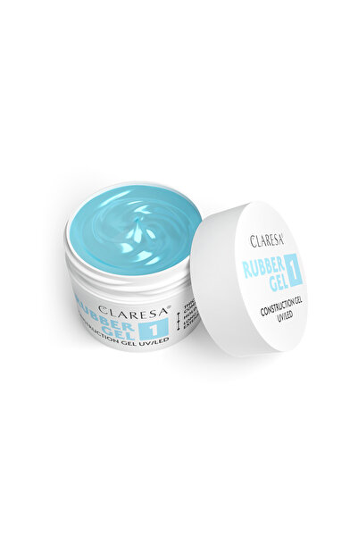 Claresa Gel de construcție UV/LED tip cauciuc - 1 (Transparent) 45g