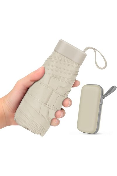 ZOMAKE Compact Travel Umbrella UV Protection - Folding Umbrella Sun Protectio...