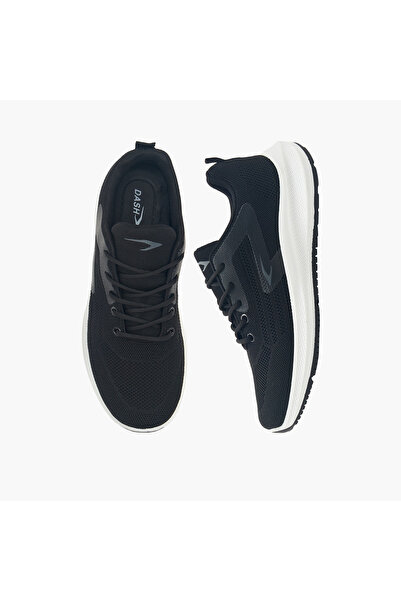 Dash Men Panelled Lace-Up Sports Shoes