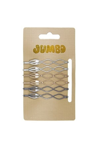 OEM Agrafe pentru Par Metalizate Ondulate 6cm - 6buc