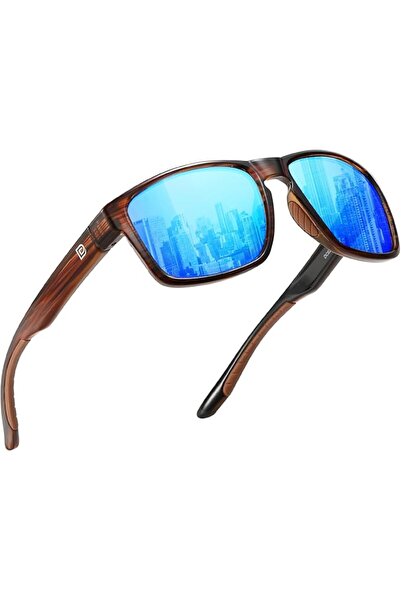DUCOO DUCO Polarized Sunglasses for Men and Women Retro Square UV400 Protecti...