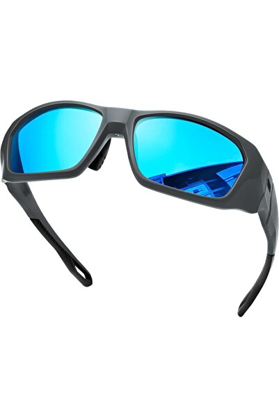 KANASTAL Polarized Wrap Around Sports Sunglasses UV400 Protection Men Women
