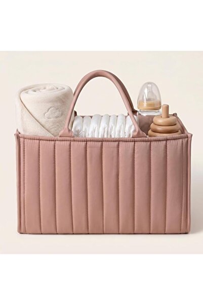 UANDME Floral Baby Diaper Caddy, Nursery Storage Bin and Car Organizer for Di...