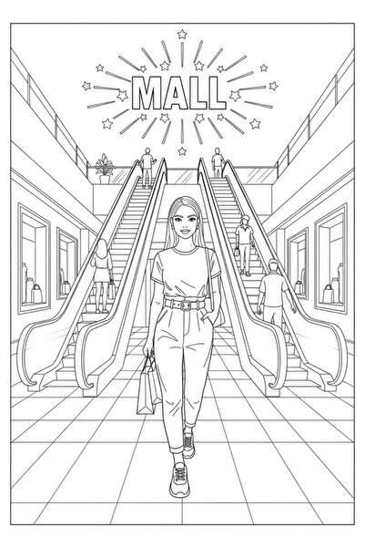 COZY RELAXATION Cozy Shopping. Descoperă noua carte de colorat pentru relaxare din colectia recent apărută pe piața din România.