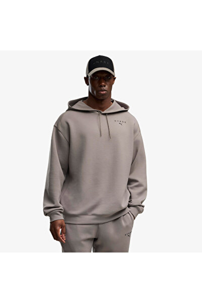 Puma سويت شيرت X Hyrox Cloudspun للرجال باللون البيج