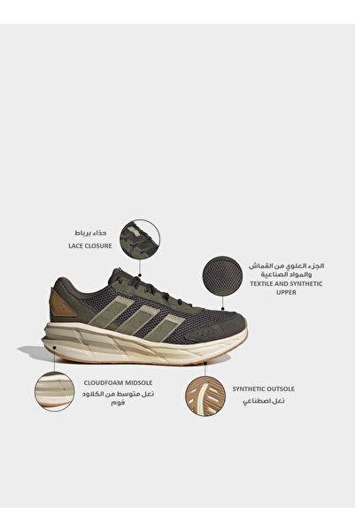 adidas Men Astrastar Panelled Lace-Up Ankle Sneakers