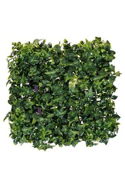 OEM Panou din Plante Artificiale Iedera cu Flori 50x50cm