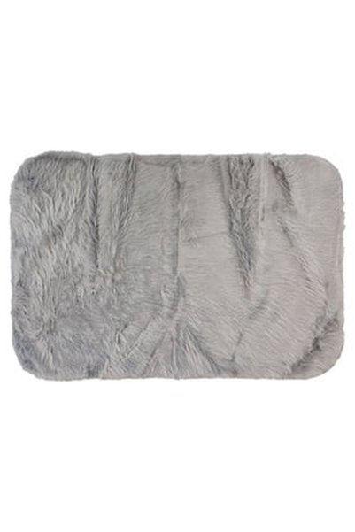 OEM Decorative Faux Fur Rug Grey 120x80cm