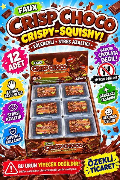 Kırılabilen crısp choco çikolata fenomen çikolata