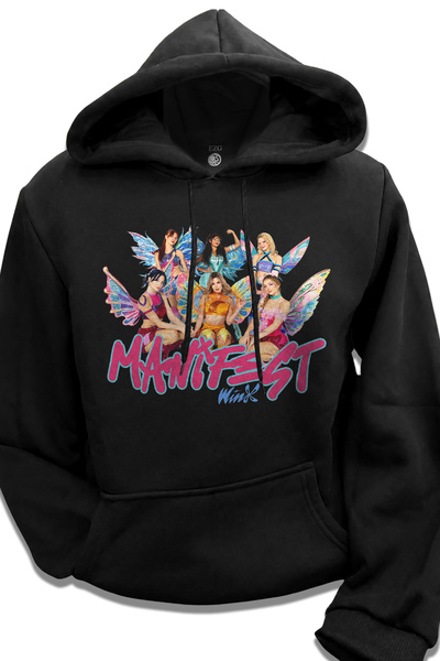 EZG Business Manifest Group Winx Hoodie Kız Grup Manifest Winx Hanorac cu glu...