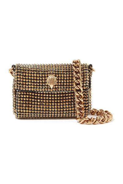 Kurt Geiger Party Mini Crossbody Bag 13X10X3 cm Crystal Mesh Chain Strap
