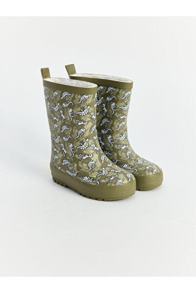 LC Waikiki Dinosaur Printed Boys' Rain Boot