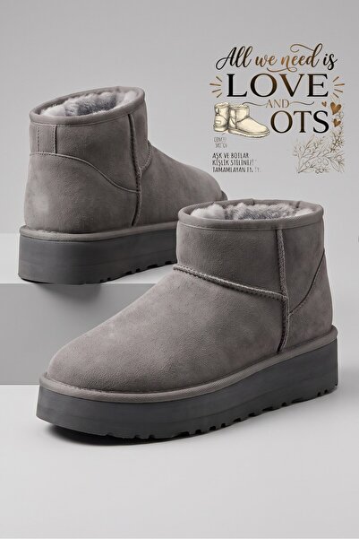 SHOESTEP Γυναικείες Ultra Mini άνετες μπότες με ψηλή σόλα και χοντρή σόλα με ...