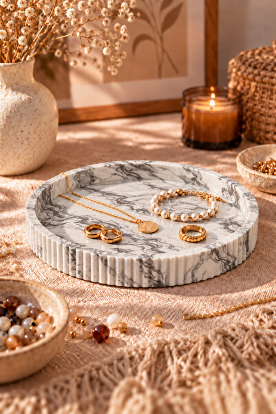 Zigzag Home Decorative Concrete Serrated Model, Marble Pattern Presentation T...