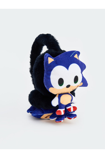 LC Waikiki Sonic Printed Plush Boys' Earmuffs