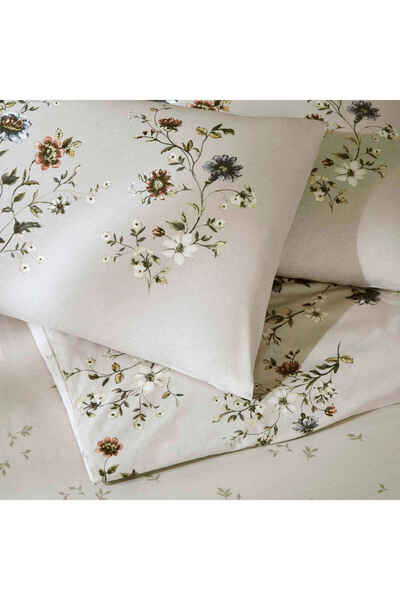 Taç Paloma Ranforce Single Duvet Cover Set Stone