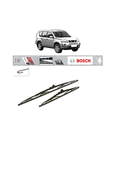 Bosch Set of 2 wipers NISSAN X-TRAIL II (T31) from 2007-2014, Classic Standar...