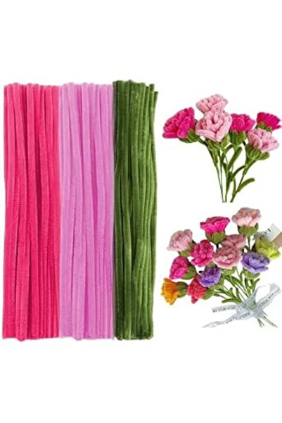 GENERAL 300 Pcs Thick Pipe Cleaners Crafts Supplies 7 Assortment Pastel Macar...