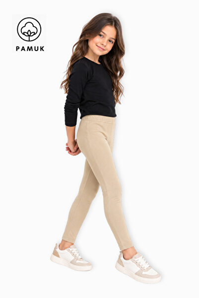 HK HOPKİDS Colanți lungi din Lycra, elastici, de sezon, de culoare bej, pentr...