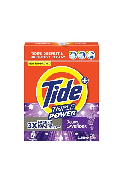 Tide Triple Power Lavender, 2.25KG, Laundry Detergent Powder