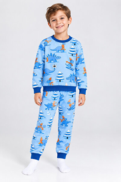 mb kids Dinosaur Pattern Children's Pajama Set 3-6 Years