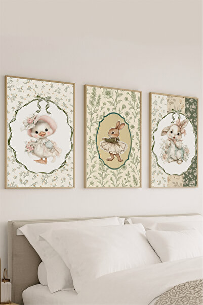 VOBA STORE SET DE PICTURI DECORATIVE PENTRU CAMERA COPIILOR CU TEMATICĂ ANIMA...