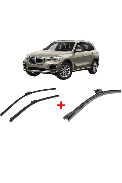 Bosch Σετ 3 υαλοκαθαριστήρων για BMW Σειρά X5 (G05, F95) 2018-2023, για παρμπ...