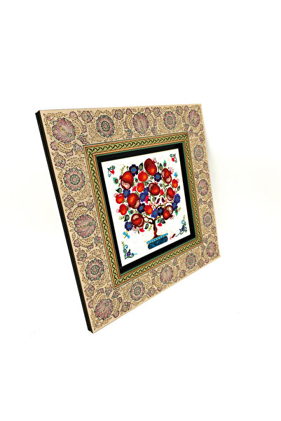 Sadrazam Pictură cu finisaj MDF 20x20 cu imprimeu arbore de rodie KRG-147