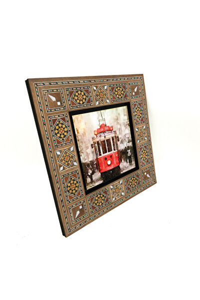 Sadrazam Pictură MDF Levant 20x20 cu imprimeu tramvai nostalgic KRT-47