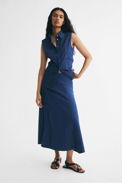 H&M A-line denim skirt