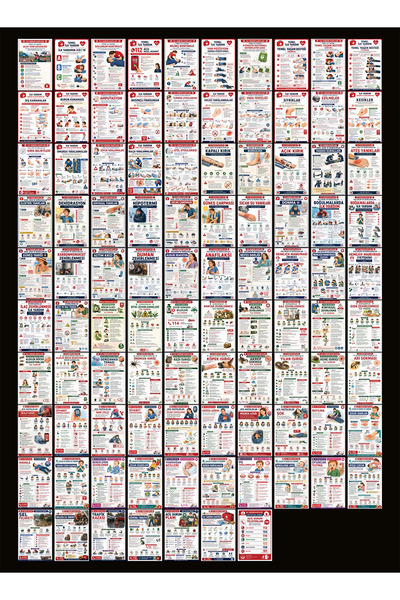 TELLGRAF First Aid Themed Card Set (10X15 cm 97 Pieces)