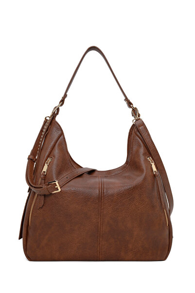 Derimod Women's Brown Long Strap Shoulder Bag Ab15001963