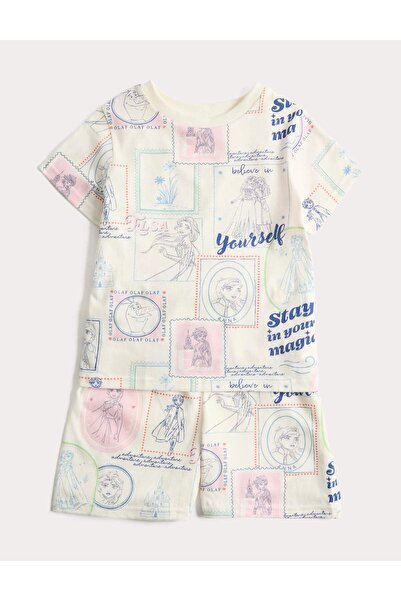 Marks & Spencer Frozen Pamuklu Pijama Takımı