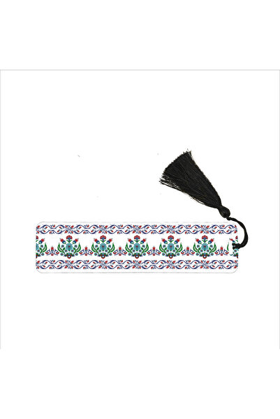 Sadrazam Tile Pattern Printed Bookmark 5X19 Bookmark-127