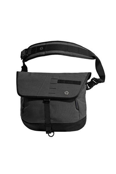 Pentagon Τσάντα Consul Side Messenger Bag Μαύρη