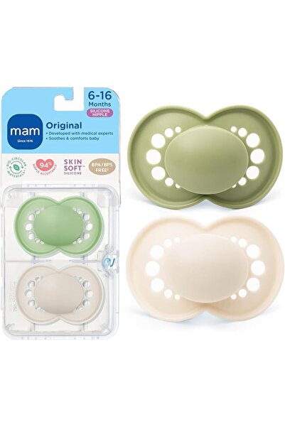 MAM Original Matte Baby Pacifier, Shape Helps Promote Healthy Oral Developmen...