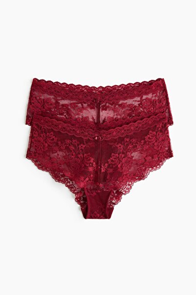 H&M 2'li Dantel Hipster Külot