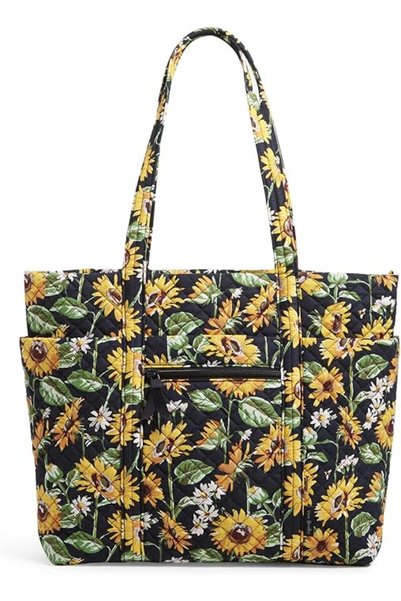 Vera Bradley Cotton Deluxe Vera Tote Bag