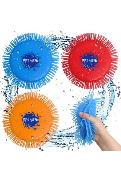 KASTWAVE 3 Pcs Soft Water Splash Flying Discs for Kids Adults – Outdoor Summe...
