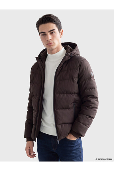 LC Waikiki I Standart Fit Hooded Men's Puffer Coat from Freezen Store